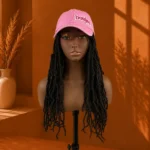 Bougie — Pink SnapBack Soft Fox Locs