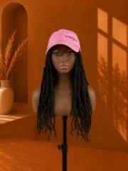 Bougie — Pink SnapBack Soft Fox Locs