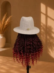 Grey Fedora – Boho Braids 16–18" - Image 3
