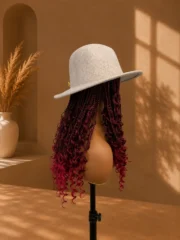 Grey Fedora – Boho Braids 16–18" - Image 4