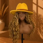 Butter Cream Fedora – Loose Deep Boho Braids 20"