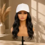 White Glitter Snapback – Body Wave 16–18"