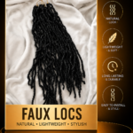 Faux locs hair extensions